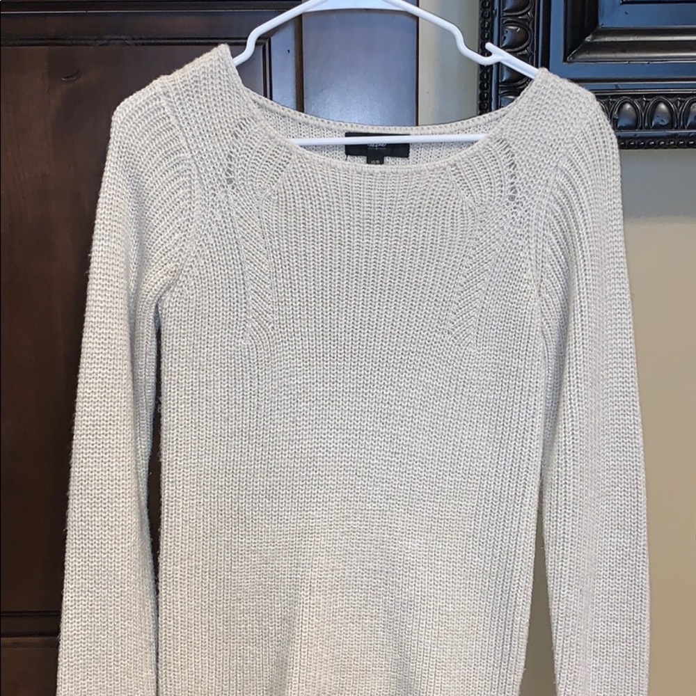 Long knit sweater